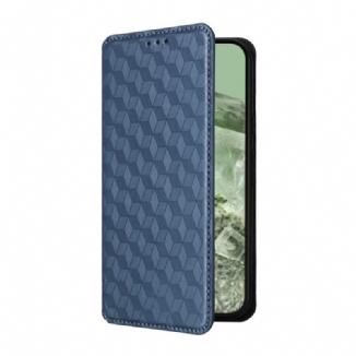 Flip Cover Google Pixel 8A Losanges 3D