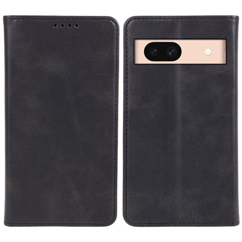 Flip Cover Google Pixel 8A Style Cuir Texturé