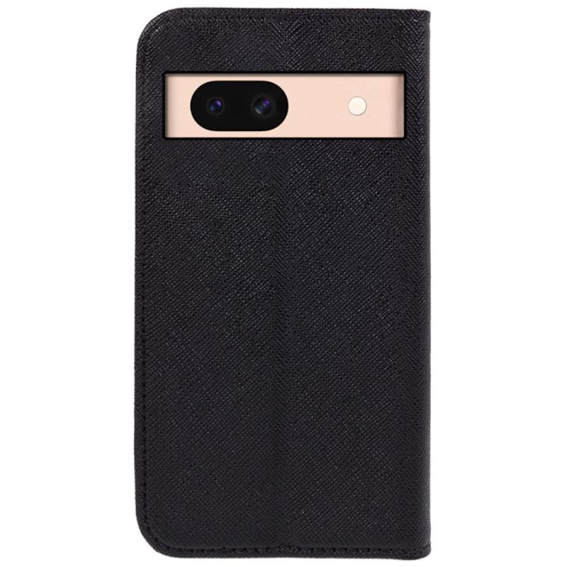 Flip Cover Google Pixel 8A Texture Croisée