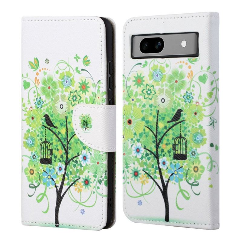 Housse Google Pixel 8A Arbre Vert