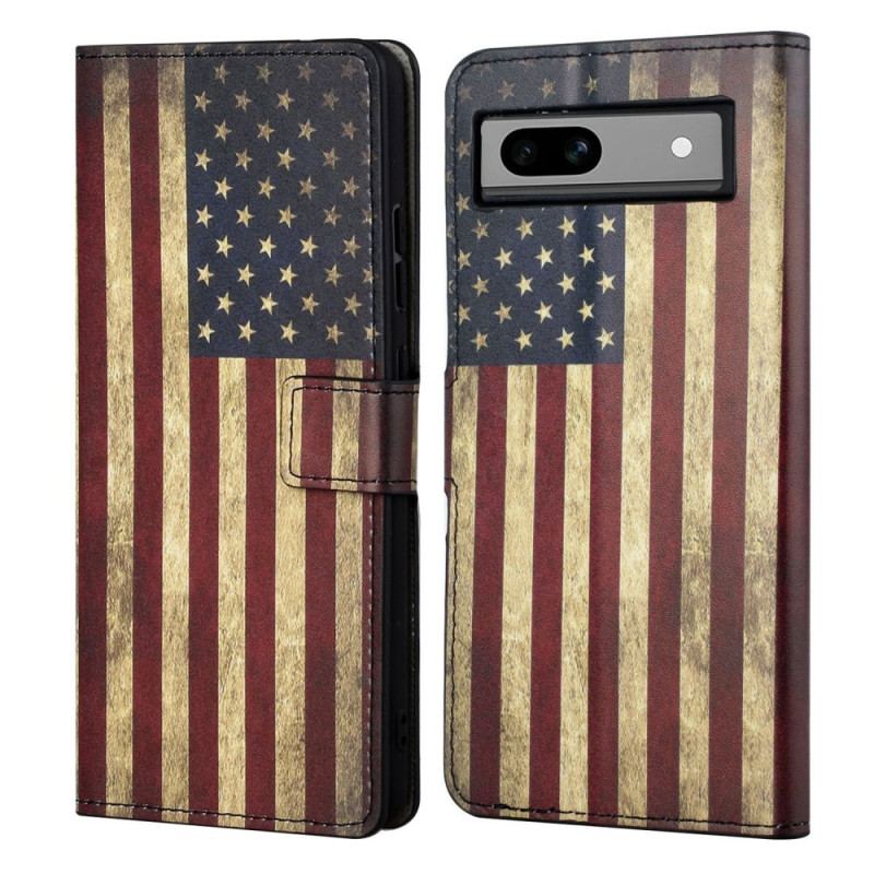 Housse Google Pixel 8A Drapeau Américain