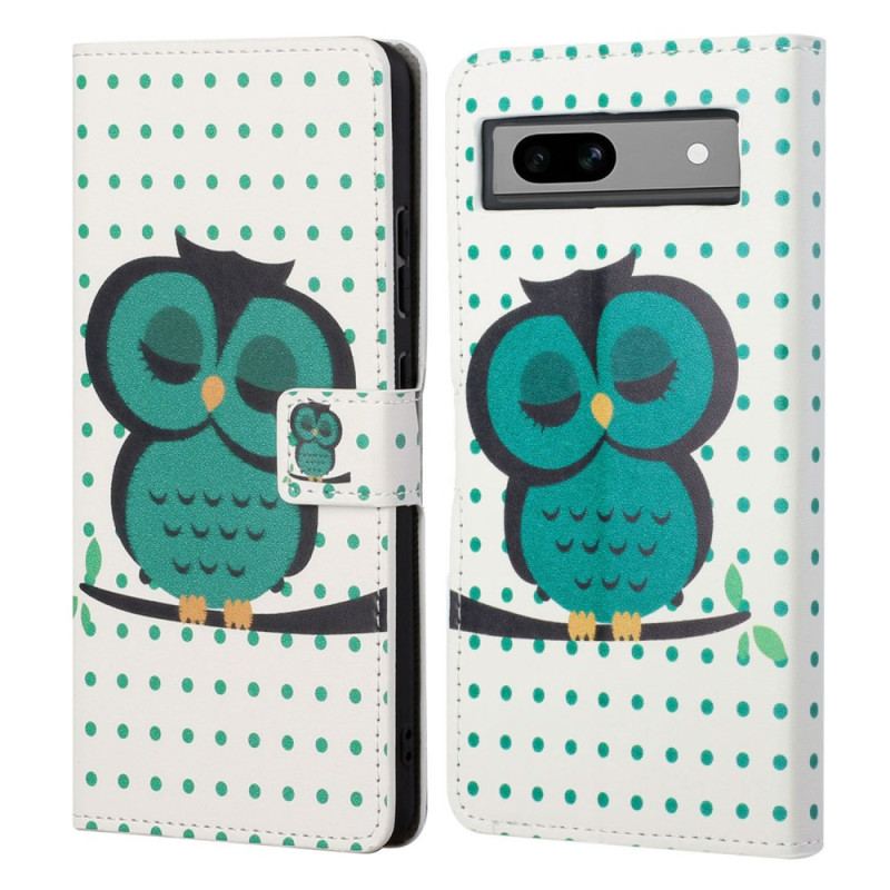 Housse Google Pixel 8A Hibou Endormi