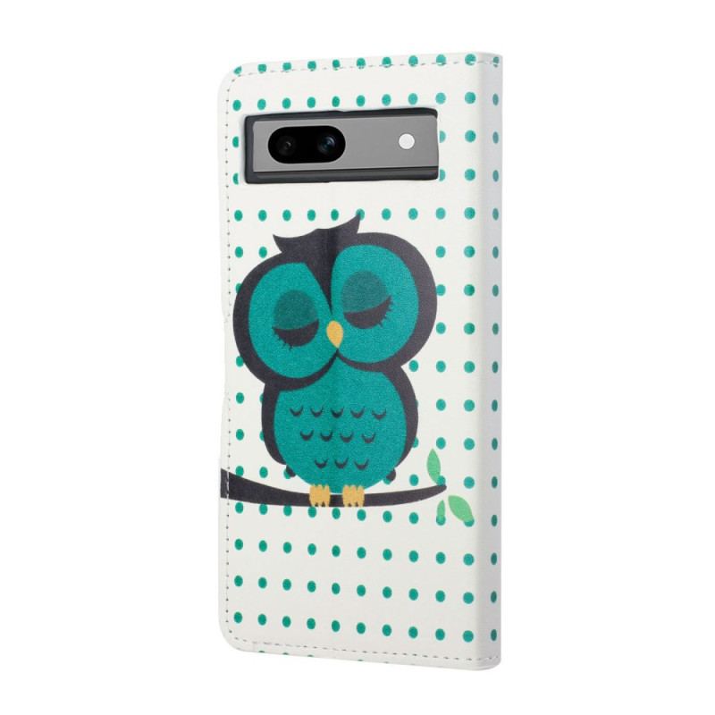 Housse Google Pixel 8A Hibou Endormi