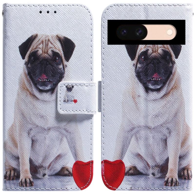 Housse Google Pixel 8A Pug Dog