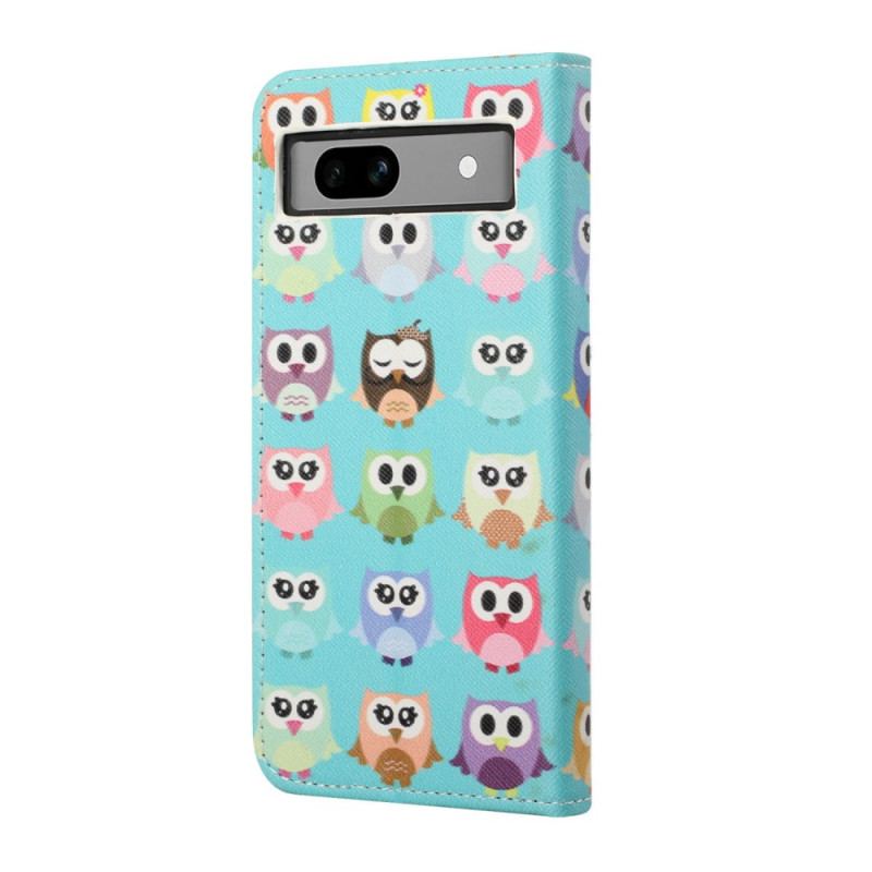 Housse Google Pixel 8A Tribu de Hiboux