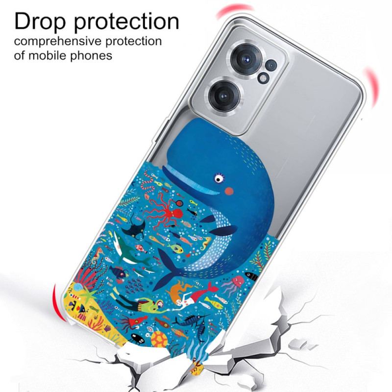 Coque OnePlus Nord CE 2 5G Baleine Bleue