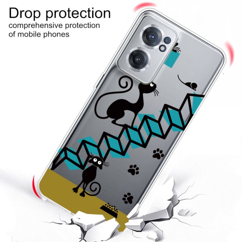 Coque OnePlus Nord CE 2 5G Chat Escaliers