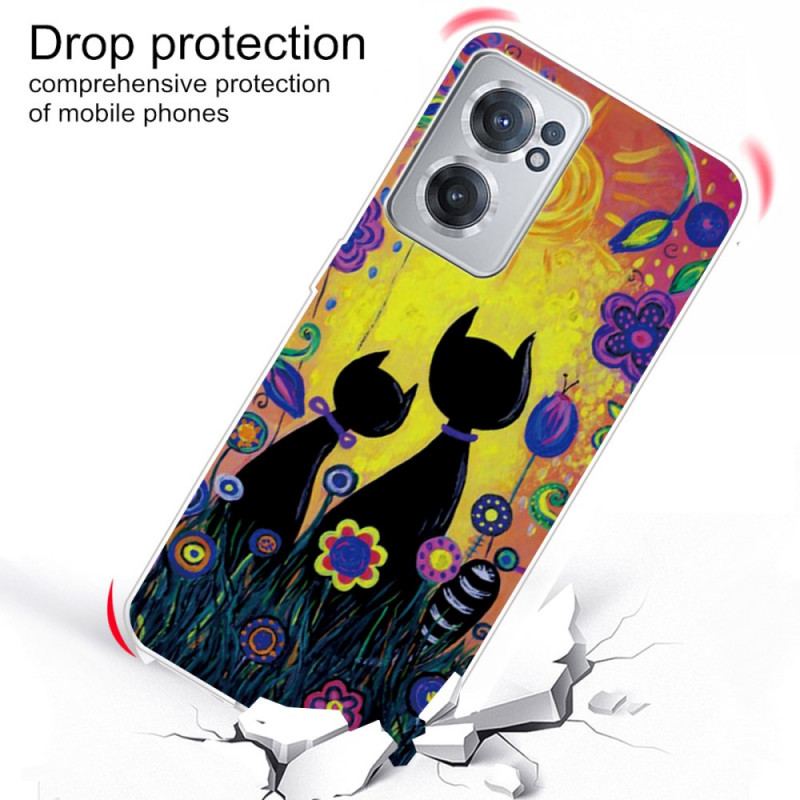 Coque OnePlus Nord CE 2 5G Chat Père et Fils