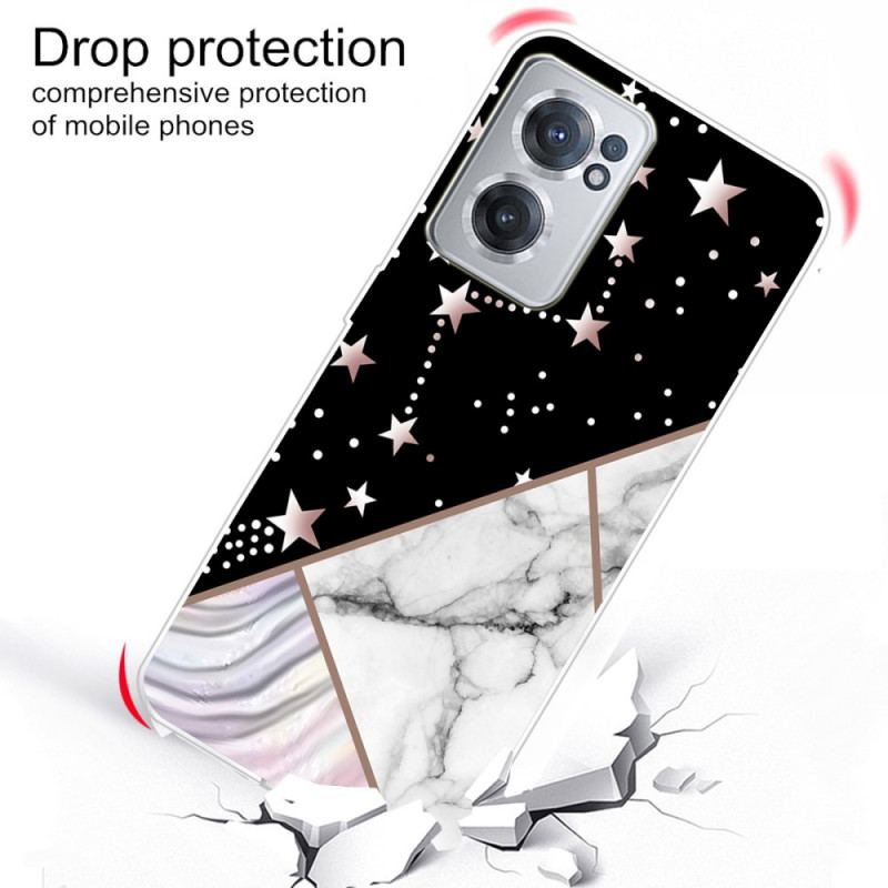 Coque OnePlus Nord CE 2 5G Constellations et Marbre