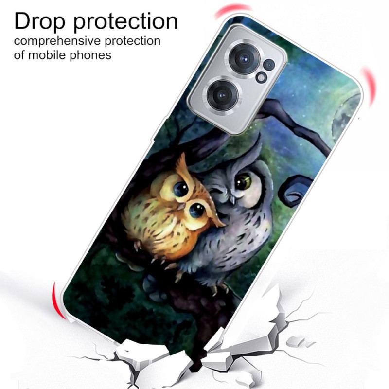 Coque OnePlus Nord CE 2 5G Couple de Hiboux