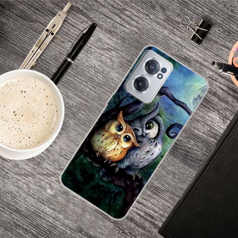 Coque OnePlus Nord CE 2 5G Couple de Hiboux