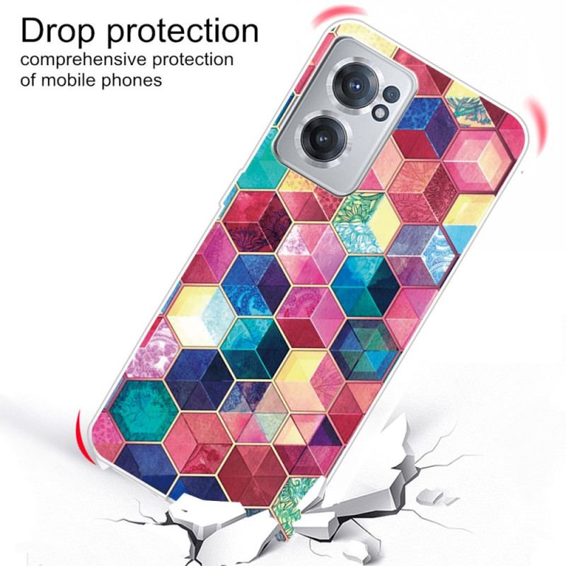 Coque OnePlus Nord CE 2 5G Cubes Multicolores