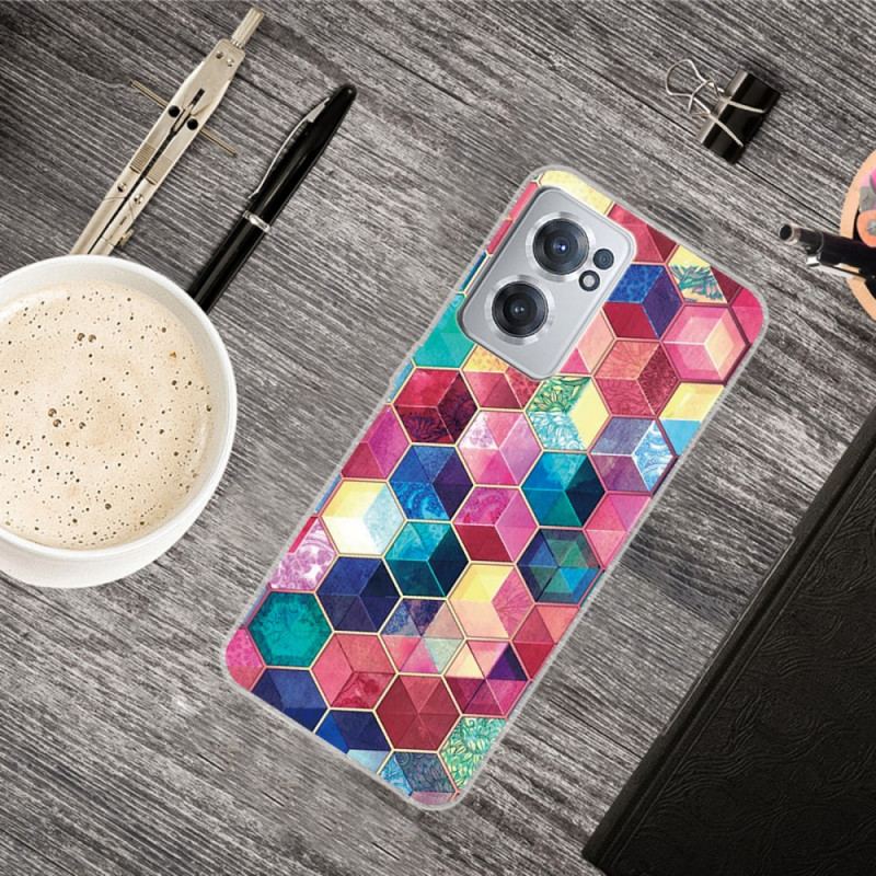 Coque OnePlus Nord CE 2 5G Cubes Multicolores