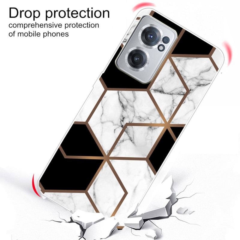 Coque OnePlus Nord CE 2 5G Damier de Marbre