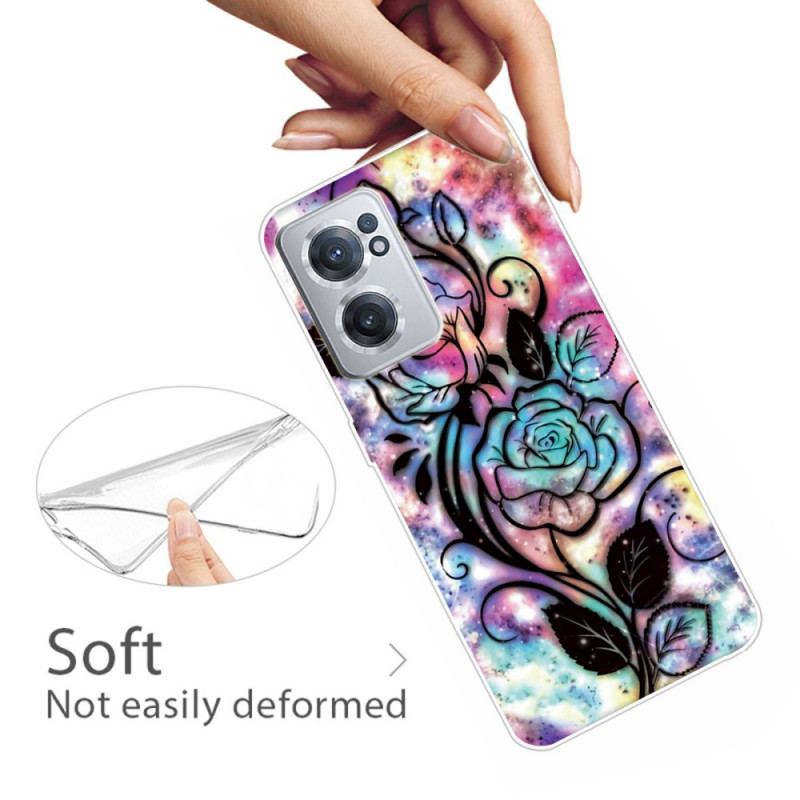 Coque OnePlus Nord CE 2 5G Fleurs Psychédéliques