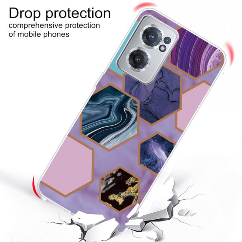 Coque OnePlus Nord CE 2 5G Hexagones Cosmiques