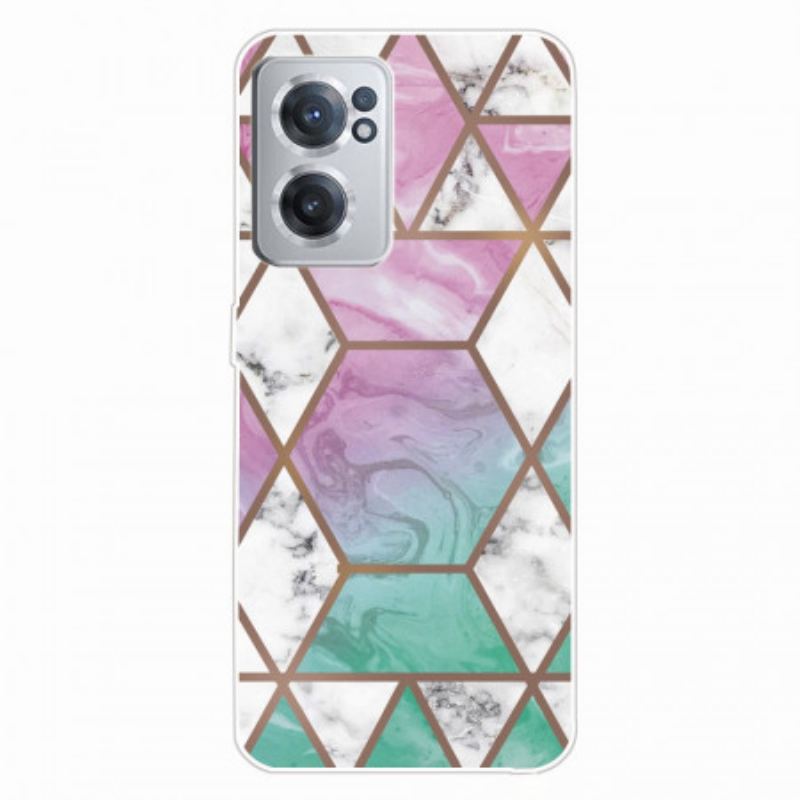 Coque OnePlus Nord CE 2 5G Hexagones et Triangles