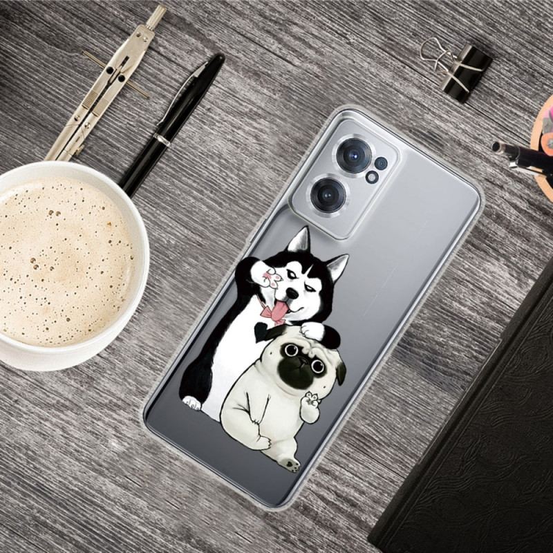 Coque OnePlus Nord CE 2 5G Loup et Pug