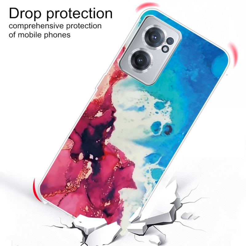 Coque OnePlus Nord CE 2 5G Marbre Aquatique