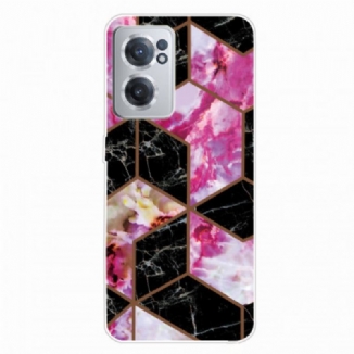 Coque OnePlus Nord CE 2 5G Marbre Noir et Rose