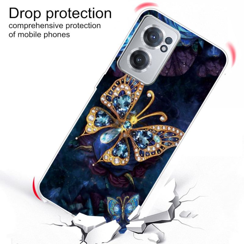 Coque OnePlus Nord CE 2 5G Papillon Lumineux