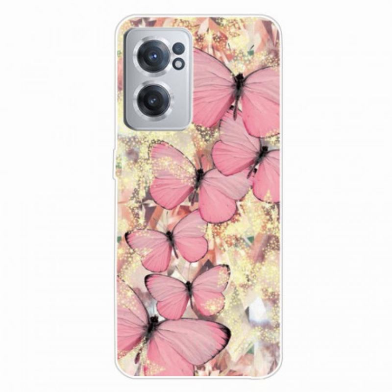 Coque OnePlus Nord CE 2 5G Papillon Roses