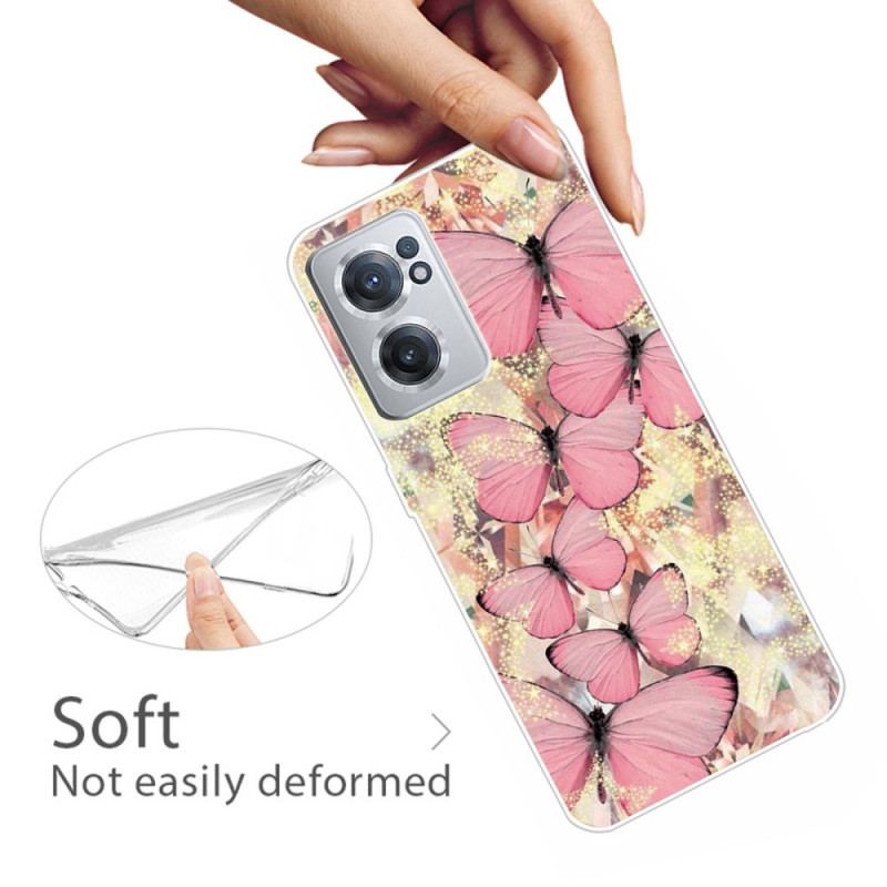 Coque OnePlus Nord CE 2 5G Papillon Roses