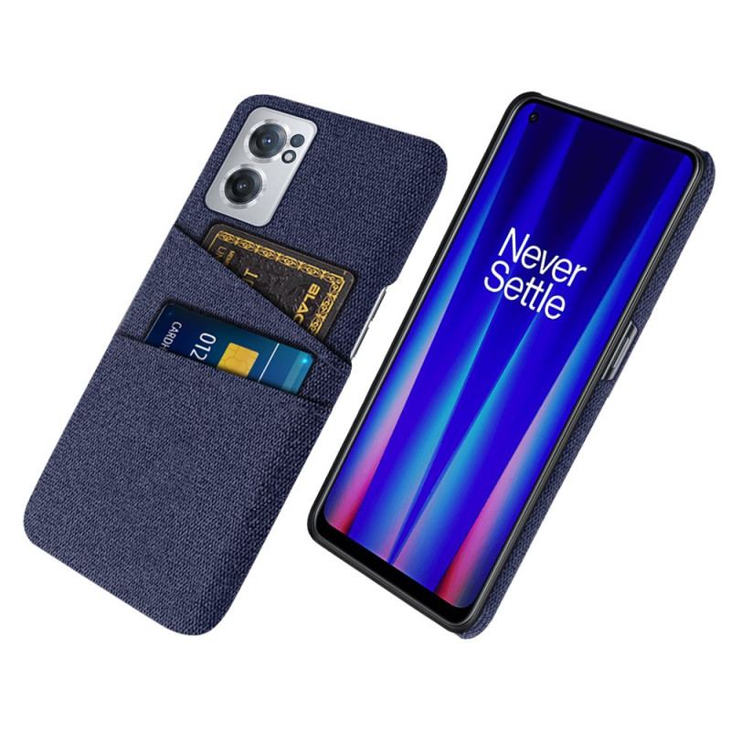 Coque OnePlus Nord CE 2 5G Porte-Cartes Tissé