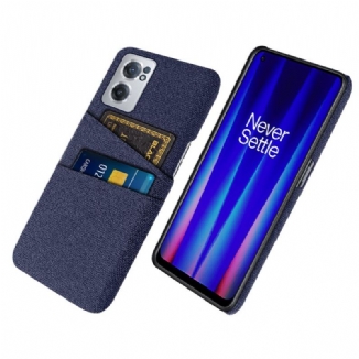 Coque OnePlus Nord CE 2 5G Porte-Cartes Tissé