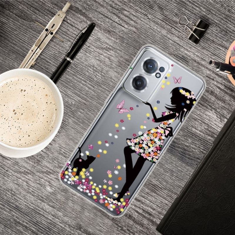 Coque OnePlus Nord CE 2 5G Robe en Fleurs