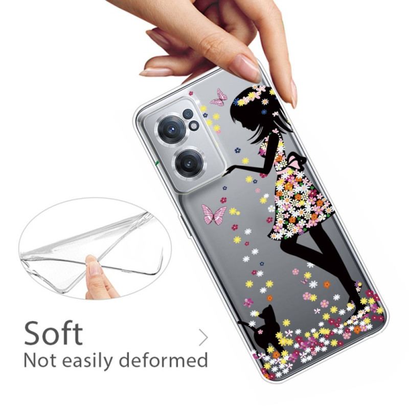 Coque OnePlus Nord CE 2 5G Robe en Fleurs