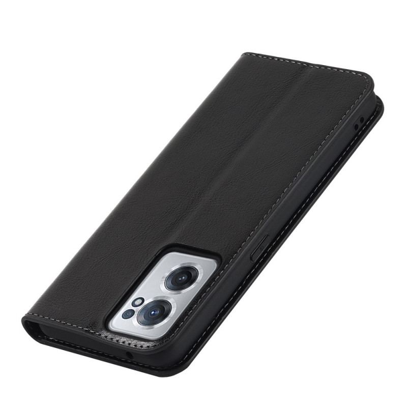 Flip Cover OnePlus Nord CE 2 5G Cuir Véritable