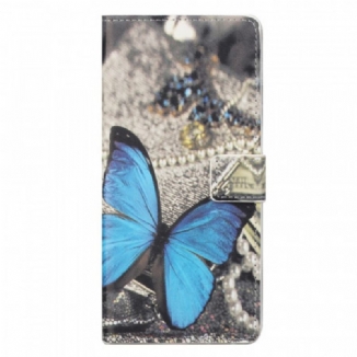 Housse OnePlus Nord CE 2 5G Papillon sur Tissu