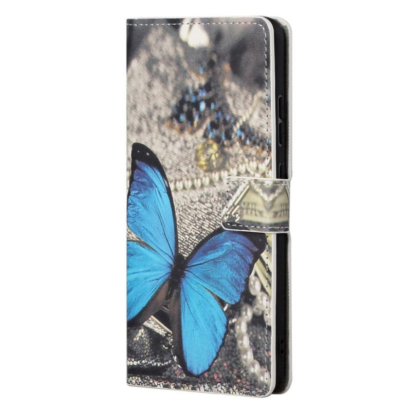 Housse OnePlus Nord CE 2 5G Papillon sur Tissu