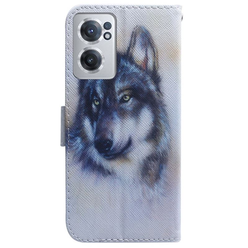 Housse OnePlus Nord CE 2 5G Peinture de Loup