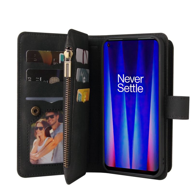 Housse OnePlus Nord CE 2 5G Portefeuille à Lanière