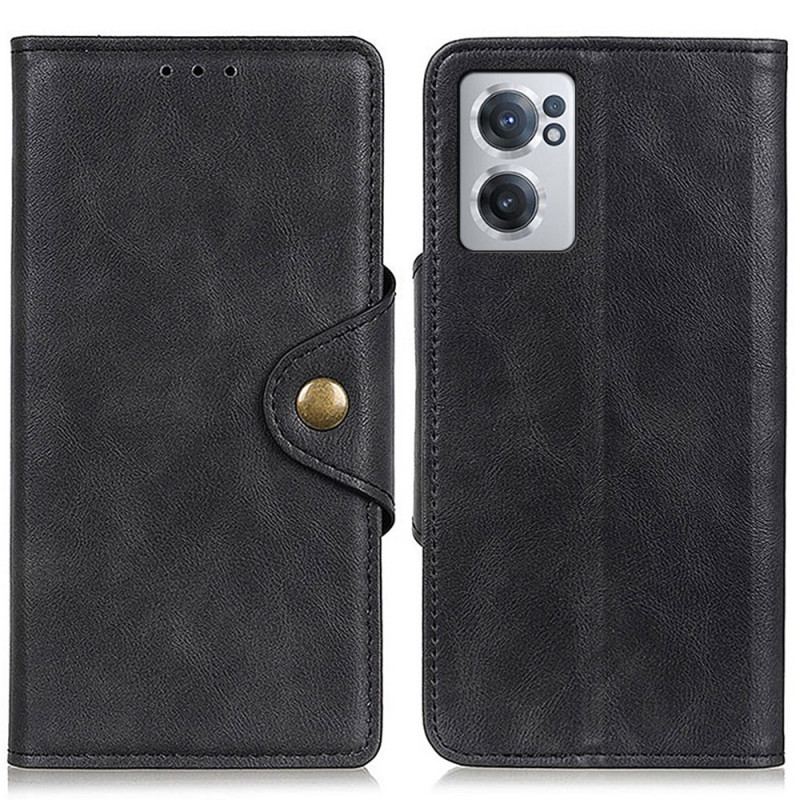 Housse OnePlus Nord CE 2 5G Simili Cuir à Bouton