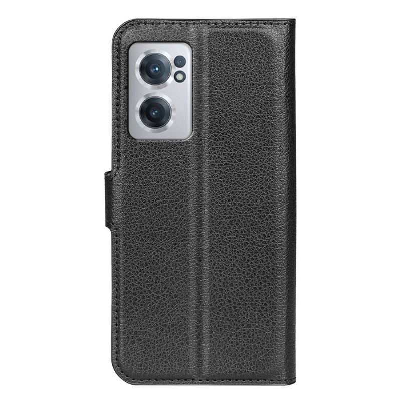 Housse OnePlus Nord CE 2 5G Simili Cuir Litchi