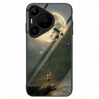 Coque Huawei Pura 70 Pro Verre Trempé Motif Lunaire