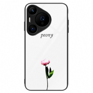 Coque Huawei Pura 70 Pro Verre Trempé Pivoine