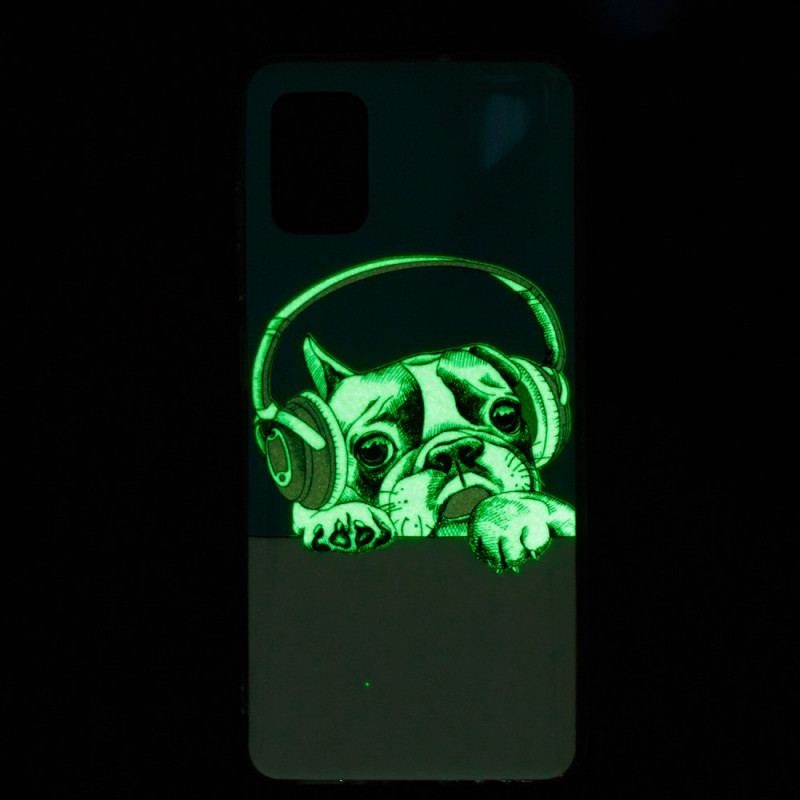 Coque Xiaomi 11 Lite 5G NE/Mi 11 Lite 4G/5G Chien Fluorescente