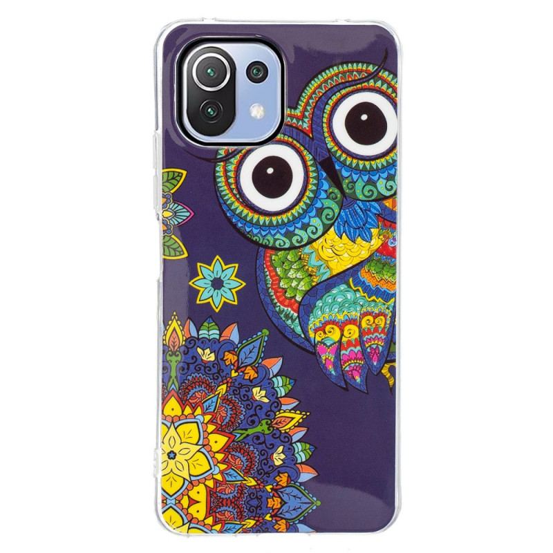 Coque Xiaomi 11 Lite 5G NE/Mi 11 Lite 4G/5G Hibou Fluorescente