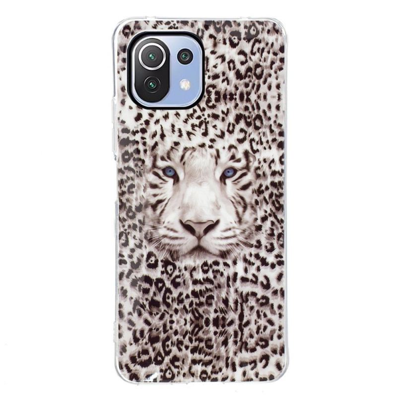 Coque Xiaomi 11 Lite 5G NE/Mi 11 Lite 4G/5G Leopard Fluorescente