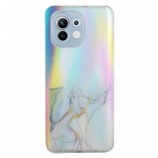 Coque Xiaomi 11 Lite 5G NE/Mi 11 Lite 4G/5G Marbre Effet Laser