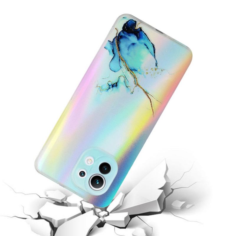 Coque Xiaomi 11 Lite 5G NE/Mi 11 Lite 4G/5G Marbre Effet Laser