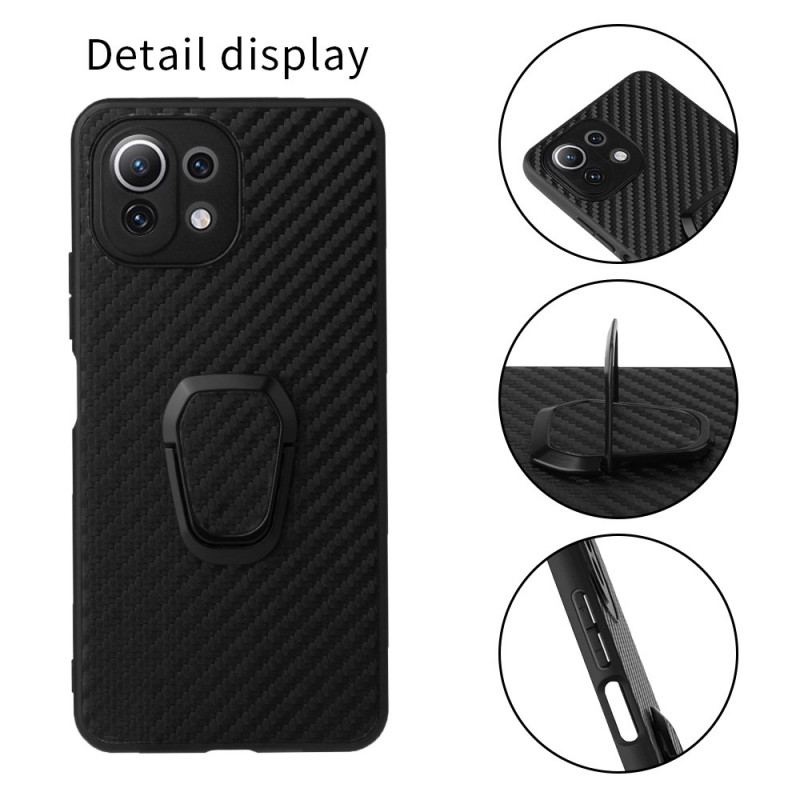 Coque Xiaomi 11 Lite 5G NE/Mi 11 Lite 4G/5G Paillettes Anneau-Support