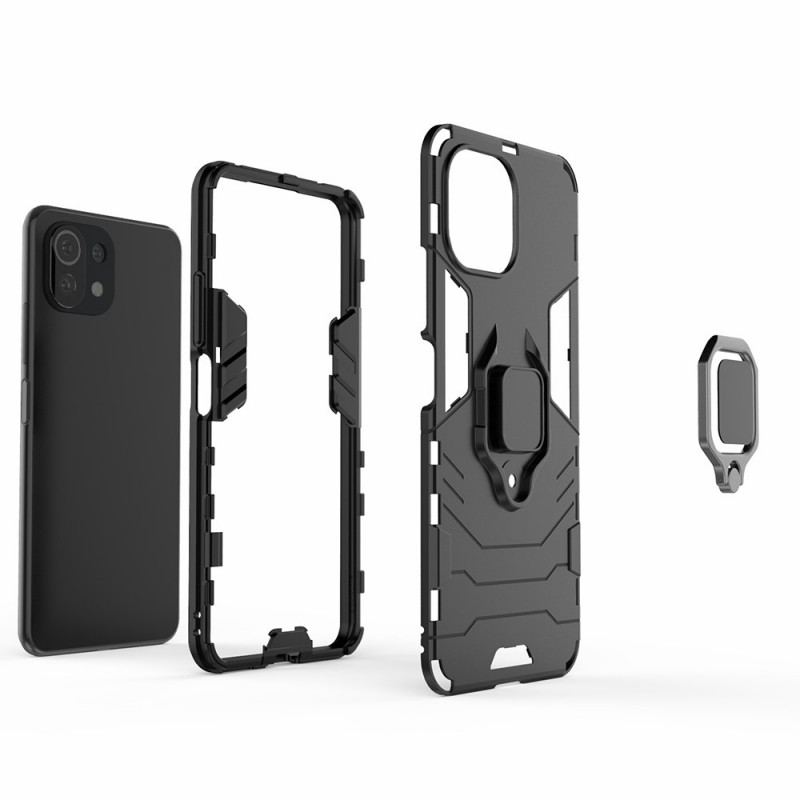 Coque Xiaomi 11 Lite 5G NE/Mi 11 Lite 4G/5G Ring Résistante