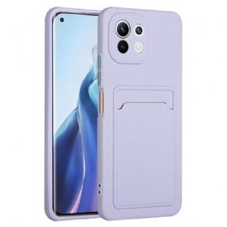 Coque Xiaomi 11 Lite 5G NE/Mi 11 Lite 4G/5G Silicone Porte Carte