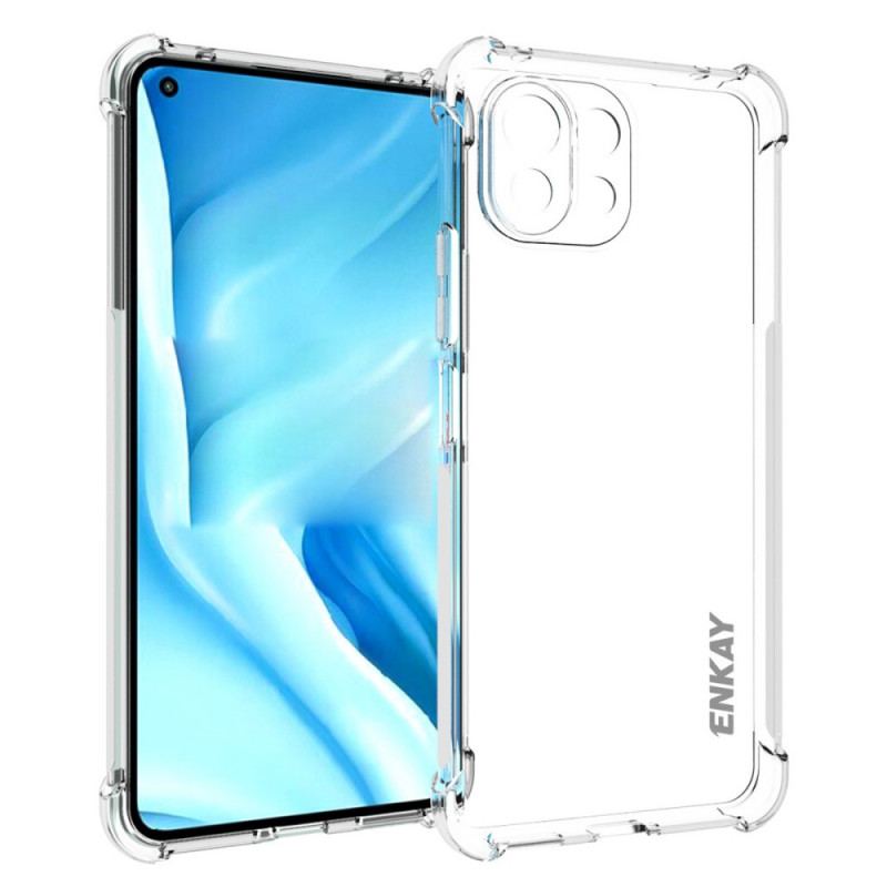 Coque Xiaomi 11 Lite 5G NE/Mi 11 Lite 4G/5G Transparente ENKAY