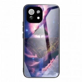 Coque Xiaomi 11 Lite 5G NE/Mi 11 Lite 4G/5G Verre Trempé Arbre du Monde